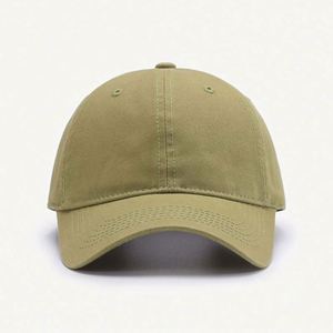 Wholesale Factory Unstructured Baseball Cap Custom Embroidery Logo Blank Solid Color Polyester/Cotton Sporty Common - Product Image 2