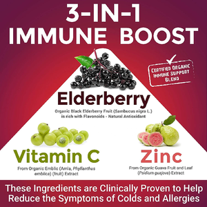 OEM ODM Suplemen Herbal Elderberry dengan Vitamin C dan Seng Gluten Bebas Vegetarian Elderberry Gummies - Product Image 4