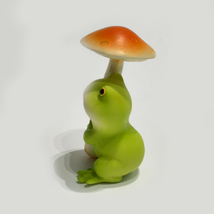 Piccoli ornamenti di rana che scorre acqua vasi di fiori per giardini paesaggistici animali Micro - Product Image 4