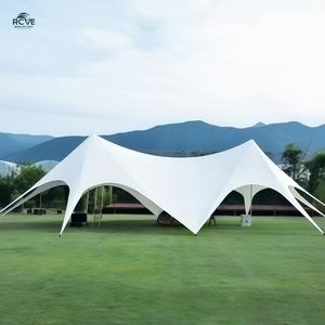 Ahtapot Şeklinde Büyük Boy Dört Mevsim Açık Hava Tente Kamp Çadırı Fiberglas Çerçeveli Parti Plaj Yürüyüşü Glamping İçin Çoklu Boyutlarda - Product Image 1