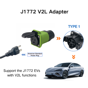 Aotai อะแดปเตอร์ V2L ช่องเสียบแบบใหม่ที่ชาร์จ J1772สำหรับ <span class=keywords><strong>ioniq</strong></span> <span class=keywords><strong>5</strong></span>/<span class=keywords><strong>ioniq</strong></span> 6 /kina/ka/kia <span class=keywords><strong>EV6</strong></span> 110-240V 16A 3.<span class=keywords><strong>5</strong></span>/7Kw - Product Image 2