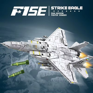 Bloques de Construcción de Aviones de Combate F15E Militares Técnicos 33034, Modelo de Caza Pesado, Ladrillos de Juguete, Regalos para Niños - Product Image 6