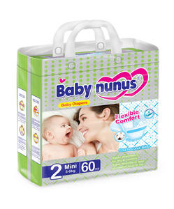 Pañal de bebé desechable de alta calidad, suave, súper transpirable, panal de bebé - Product Image 1