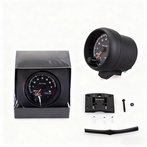 웬레 뜨거운 판매 자동차 계기판 수정 타코미터 0-8RPM * 1000 12V 범용 레이싱 타코미터 - Product Image 6