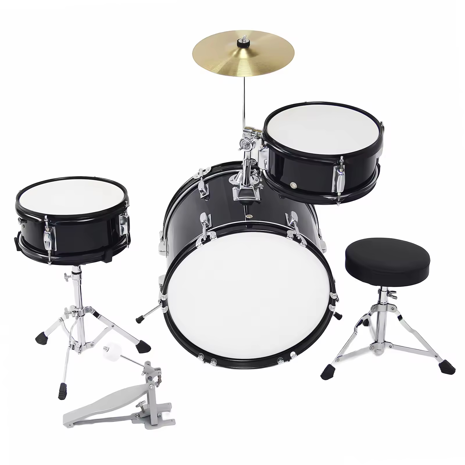 2025 Лидер продаж OEM ODM Junior Jazz музыкальный подарок Профессиональная Детская ударная установка для начинающих бас-ударный инструмент в цвете
