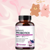 Paquet privé Probiotiques Capsules Probiotiques pour les femmes Soutien UTI Santé Système immunitaire Capsules Enzymes et prébiotiques