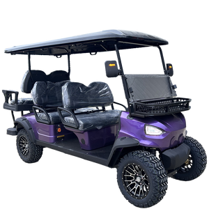 Voiturette de golf électrique à batterie au lithium 2 + 2 places 150A Street Legal personnalisable hors route - Product Image 1