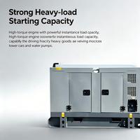 Generadores Diésel Portátiles de Bajo Precio de 100kw 300kw 500kw con Arranque Automático ATS 200A, Insonorizados, Trifásicos y Silenciosos