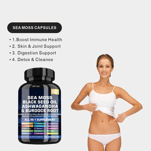 שמן זרעי שחור ashwagandha שורש כל-ב-אחד תוספת 60 כמוסות כל ים-ב-אחד מים מינרלים ויטמינים למבוגרים - Product Image 2