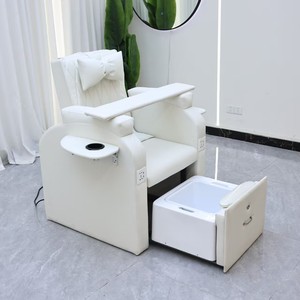 Sillón Eléctrico de Lujo para Manicura y Pedicura con Spa para Pies y Funciones de Masaje, Muebles para Salón de Uñas y Spa de Pedicura con Plomería - Product Image 3