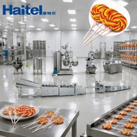 Offre Spéciale : Machine à fabriquer des bonbons à haute efficacité pour l'usine de sucettes plates arc-en-ciel