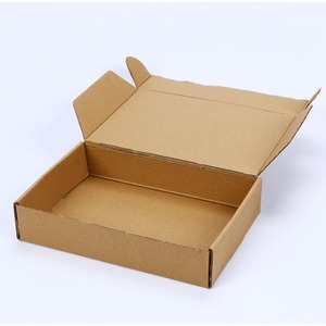 Caja de regalo para alimentos de papel kraft texturizado, producto popular y duradero, personalizable según las necesidades. - Product Image 4