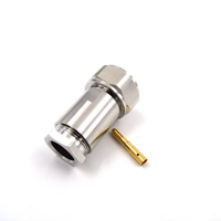Connecteur coaxial RF 4.3/10 mâle à pince pour câble LMR400