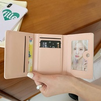 Portefeuille court mignon en forme de maison, en cuir PU et denim, porte-cartes avec plusieurs emplacements, porte-monnaie pour femme, vente chaude