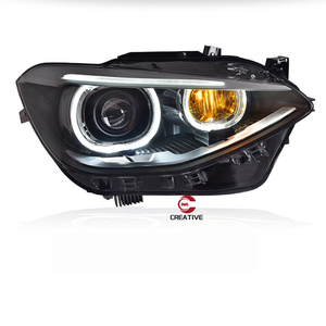 Faro Anteriore Styling per <span class=keywords><strong>BMW</strong></span> <span class=keywords><strong>F20</strong></span> 2012 2013 2014 2015 116i 118i 120i Design con Luce di Marcia Diurna DRL e Indicatore di Direzione per Auto - Product Image 2