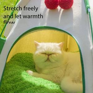 <span class=keywords><strong>Casa</strong></span> de Campaña para Perros y Gatos, Impermeable, Plegable, para Todas las Estaciones, con Estructura de Fibra de Vidrio, Fácil de Instalar y Desmontar - Product Image 5