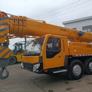 Grue d'occasion QY50K-2 50 tonnes Shanghai QY QAY XCA XCT en bon état à prix réduit - Vente chaude - Product Image 1