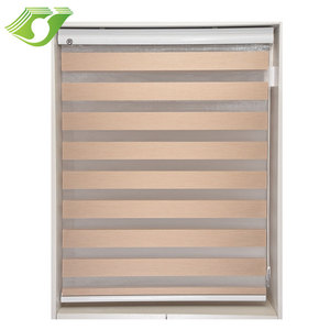Persianas de cassette para terraza, persianas enrollables dobles de lujo de doble capa, persianas de cebra para ventana de día y noche - Product Image 2