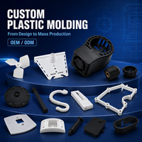 Fabricant de pièces moulées par injection plastique industrielles personnalisées pour matériaux en caoutchouc et en plastique (ABS/PA66/PP/PC/POM)