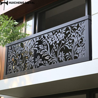 Clôture de jardin en aluminium découpé au laser, design moderne et luxueux, panneaux décoratifs pour l'intimité, montage facile, résistant aux intempéries