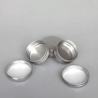 Boîtes en métal, pots en aluminium de 5 ml, contenants rechargeables avec couvercles, pots ronds pour baume, maquillage, baume à lèvres, bougies, thé
