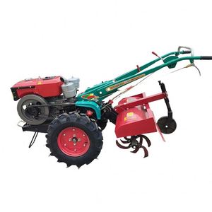 Hot Sale Farm Equipment Mini Plow 2 Wheel <b>Walking</b> Tractor with Disc Plough <b>Machine</b> - Product Image 2