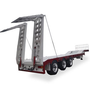 ADR australien 3 essieux 50 tonnes col de cygne robuste chargeur bas lit Lowboy camion plate-forme Lowbed semi-<span class=keywords><strong>remorque</strong></span> - Product Image 5