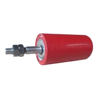 Rouleau de guidage latéral pour convoyeur JUXIN, 60-140 mm, tube en acier, roulement à billes à gorge profonde pour le transport de charbon et de matériaux en vrac dans l'exploitation minière