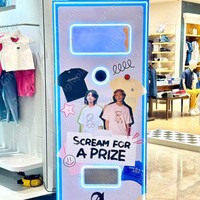 Scream Machine Game Indoor Playground Carnival Interactive Amusement Park Capsule Toy Ride Equipment Kids Ride Car Songfa ABS