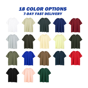 Wholesale 100% Cotton Blank Oversized Plain Tshirt 260G Heavy Weight Custom <strong>3d</strong> Logo Graphic Boxy Fit Men Tee <strong>T</strong> <strong>Shirt</strong> - Product Image 2