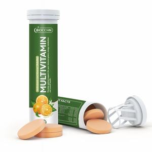 Multivitamine En Mineralen Bruistablet, 20 Tabletten Per Verpakking, Vitaminesupplementen Voor Gezondheid, Welzijn, Huid En Immuniteit - Product Image 1
