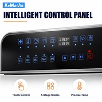 Ticari 60L Kombi Fırın CKF-60 Sürekli Buhar Beslemeli Buharlı Pişirme 5 Tepsili Çift Sıcak Hava Sirkülasyonlu 220-240V