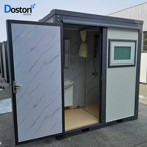 Conteneur en acier unité de salle de bain douche et cabine de toilette portable extérieure toilettes publiques mobiles pour parc - Product Image 6