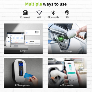7kW 11Kw 22Kw tường di động EV Pin Xe ocpp AC điện Trạm Sạc wallbox nhà di động EV sạc 32A gbt - Product Image 5