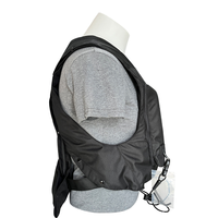 Gilet de protection équestre gonflable en polyester léger, système de fixation, protection du corps du cavalier, sangle de protection, gilet airbag pour l'équitation