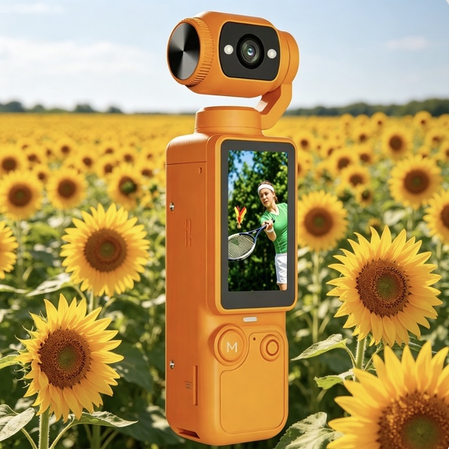 Newest Handheld Pocket Vlogging Cameras Rotatable Vlog Wifi Travel Recorder with 1.9 Inch Touch Screen Portable Sports Camera