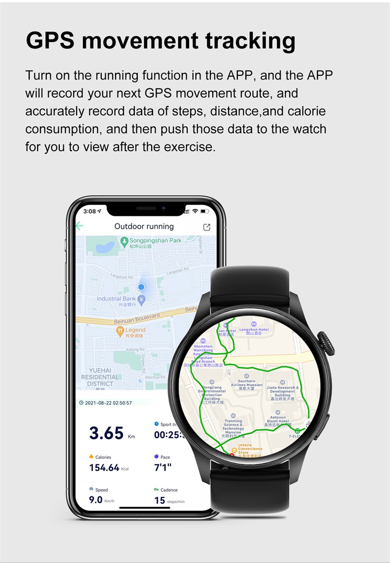 New Arrival DT3 New 1.45 Inch 412 x 412 Pixel Round Screen Fitness Tracker IP68 Waterproof BT Calling Smart Watch for Men