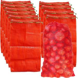 Huamaohengchun Paquete de 24 Bolsas de Malla Duraderas de 31''x20'' para Cebollas, Reutilizables con Cordón, Material LDPE, Bolsas de Almacenamiento para Cebollas y Verduras - Product Image 1