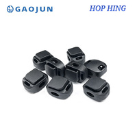 Bouton de serrage en nylon personnalisé PA6 3mm sans nickel, ressort en cuivre hypoallergénique pour sacs à dos, vêtements de sport, OEM