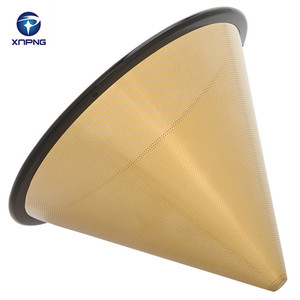 <span class=keywords><strong>Filtre</strong></span> à café réutilisable en acier inoxydable pour goutteur de café <span class=keywords><strong>sans</strong></span> papier micron - Product Image 4
