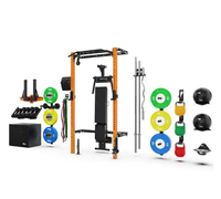 Support à squats mural pliable avec logo personnalisé Barre multi-prises Dos en acier Équipement de gymnastique mural