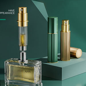 Groothandel Custom Goedkope Hervulbare 5Ml Lege Ronde Metalen Groen Rood Goud Zwart Verstuiver Travel Size Pomp Spray Parfum Flessen - Product Image 1