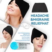 Bonnet de soulagement de la migraine réutilisable, doux et extensible, pour thérapie chaude et froide contre les sinusites - Vente en gros