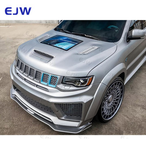 Nuevo Kit de Carrocería de Parachoques Estilo V3 Mejorado de Material FRP para Grand Cherokee, Ensamblaje con Pernos para Modelos 2014-2023 - Product Image 3