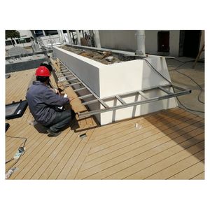 Phong cách mới cũng được thiết kế WPC sàn ngoài trời decking không có khoảng cách giá tốt WPC + decking + sản xuất + Dòng WPC decking tường - Product Image 5