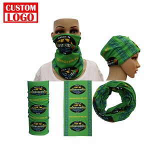 Pañuelos para la cabeza con logotipo personalizado, Bandana para cuello, tubo <span class=keywords><strong>de</strong></span> poliéster, polaina - Product Image 1