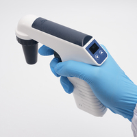 Pipette en plastique monocanal réglable 0,1-100 ml, micro-pipetteur de laboratoire haute capacité pour la manipulation des liquides