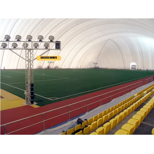 Şişme hava destekli yapısı spor futbol kubbe çadır