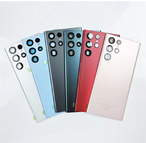 Carcasa Trasera para <span class=keywords><strong>Samsung</strong></span> <span class=keywords><strong>Galaxy</strong></span> <span class=keywords><strong>S22</strong></span> Ultra, Carcasa Trasera con Cubierta de Cristal para la Lente de la Cámara - Product Image 1
