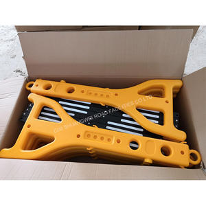 Portatile Espandibile per La Sicurezza Stradale Mobile Cancello della Barriera A Scomparsa per Esterni Riempito di Acqua di Plastica Barricata - Product Image 6